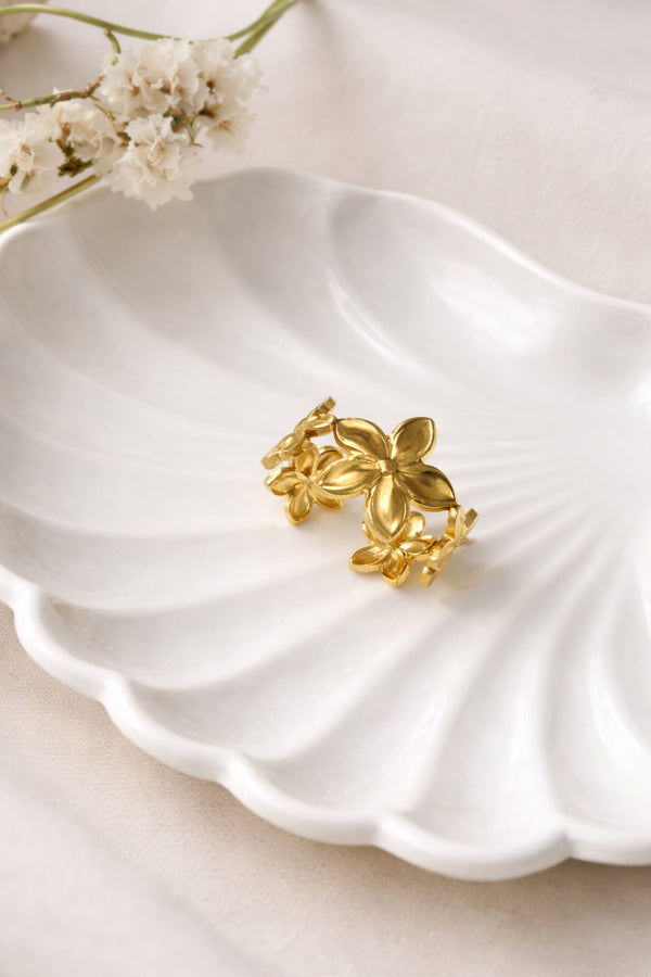 Flower Adjustable Ring