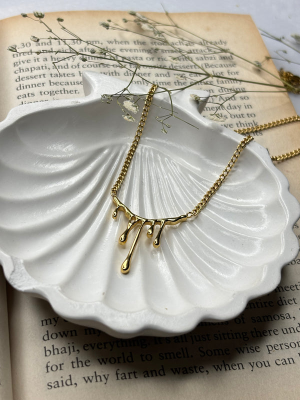Gold Drip Necklace